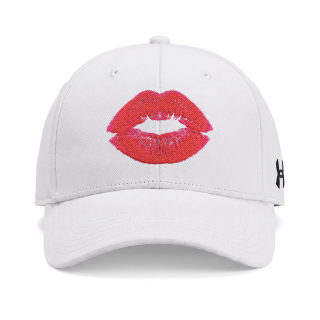 Glitter Kiss Lips Cap | Baseball Hat with Lip Print 1