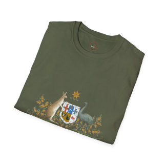 Australian Coat of Arms shirt | Kangaroo Emu Crest T-Shirt 55