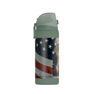 Uncle Sam Pointing Water Bottle | American Flag Patriotic 32oz 11