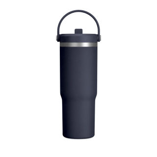 Faux Fur Kiss Lips Tumbler 32oz | Lip Print Travel Mug 15