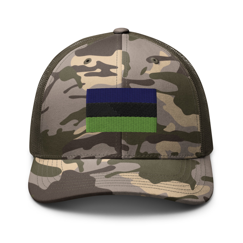 Camouflage Trucker Hat "EST Camo Flag"