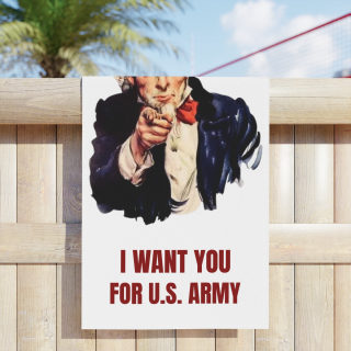 Uncle Sam I Want You for U.S. Army Beach Towel | Patriotic Vintage Recruitment Print 8