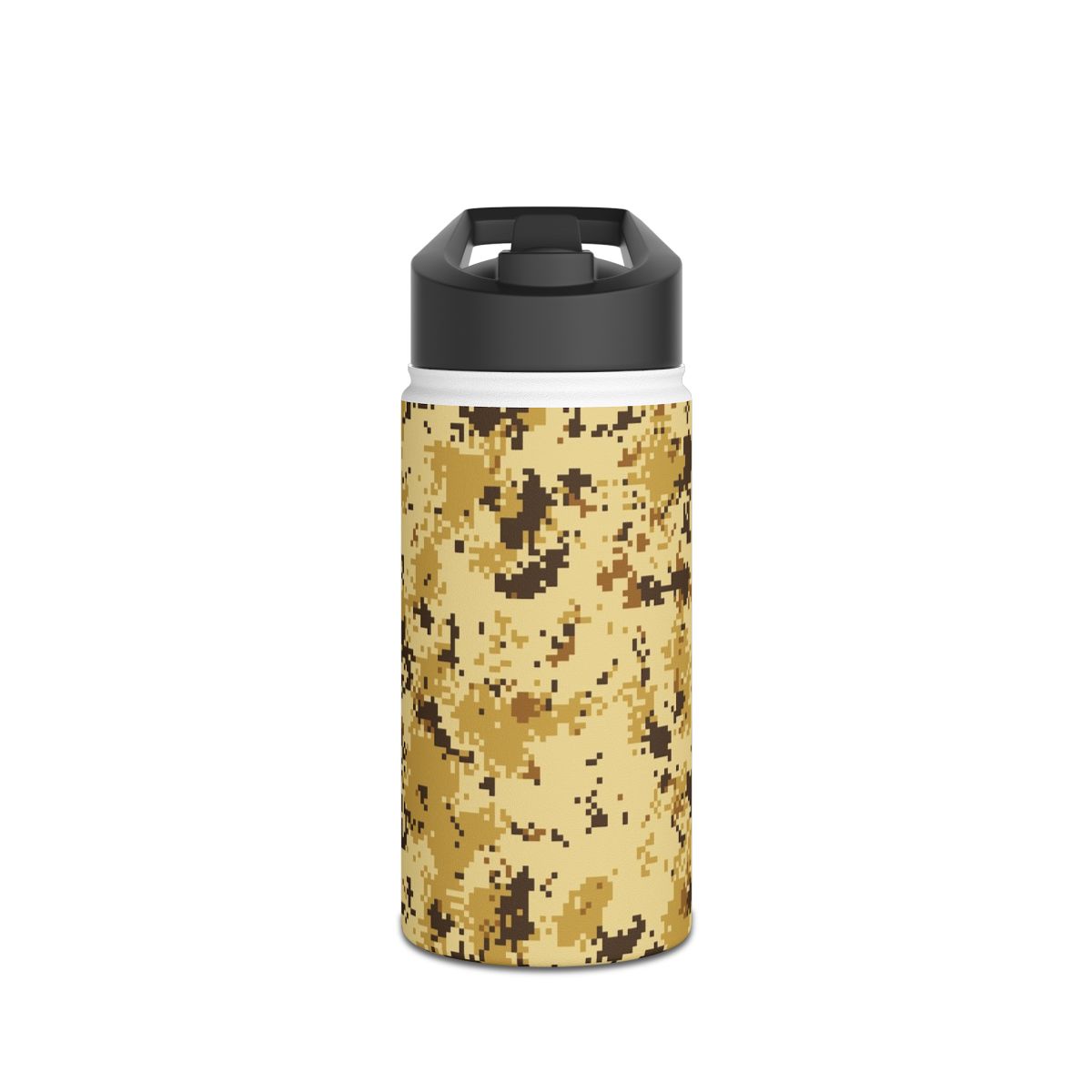 Pink Digital Camo Stainless Steel Water Bottle | Insulated Bottle