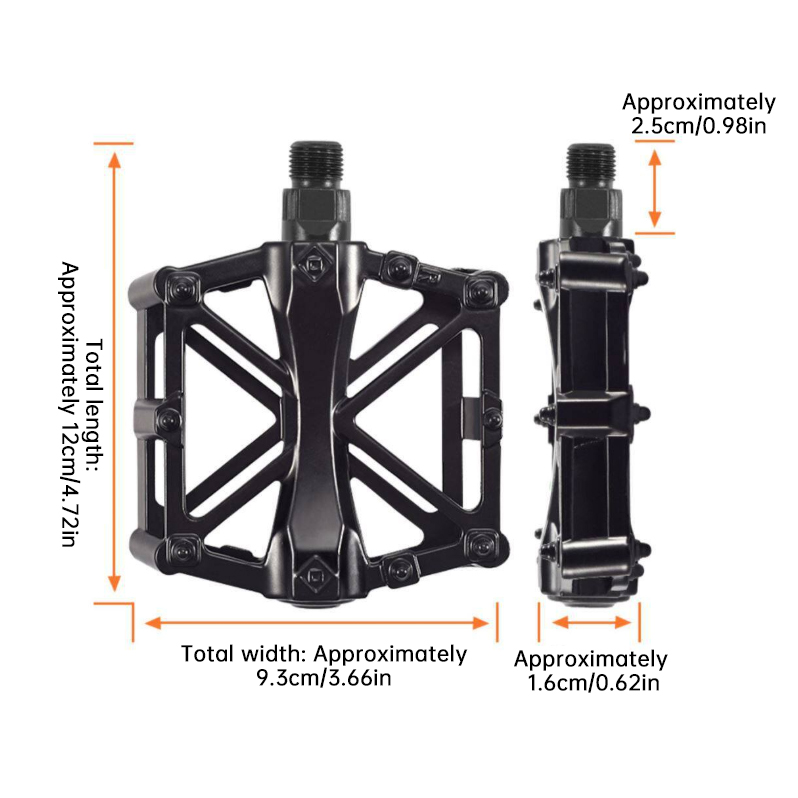 Bike accessory — universal aluminum alloy pedals with sealed bearings