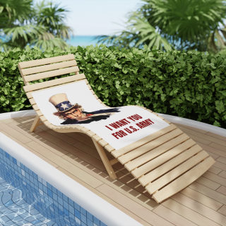 Uncle Sam I Want You for U.S. Army Beach Towel | Patriotic Vintage Recruitment Print 11