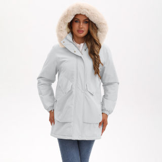 Women's Hooded Long Sleeve Cardigan Jacket | Chic Commute Style 3