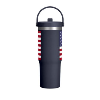 American Flag Tumbler 32oz | USA Stars Stripes Stainless Travel Cup 20