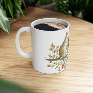 Australian Coat of Arms Mug | Kangaroo Emu Crest Ceramic Mug 15