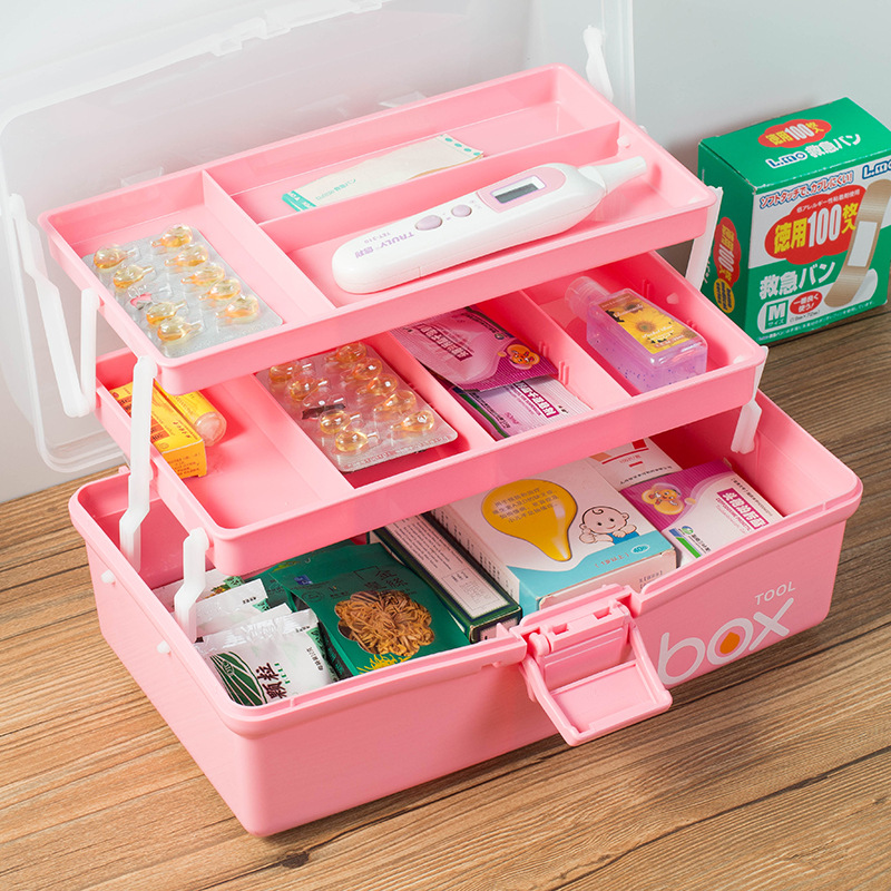 Art Student Painting Box | Three-Layer Folding Storage Toolbox