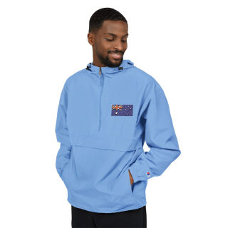 Packable Anorak Jacket | Hooded Windbreaker, Pocket Patch Detail 17