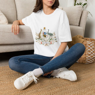 Australian Coat of Arms shirt | Kangaroo Emu Crest T-Shirt 31