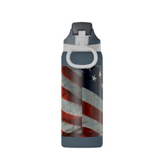 Uncle Sam Pointing Water Bottle | American Flag Patriotic 32oz 20