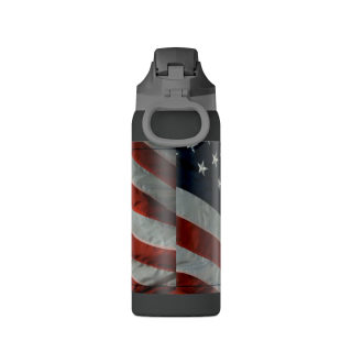 Uncle Sam Pointing Water Bottle | American Flag Patriotic 32oz 15