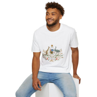 Australian Coat of Arms shirt | Kangaroo Emu Crest T-Shirt 131