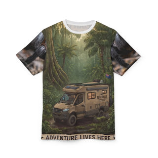 Camper Van Jungle Adventure Tee | All Over Print Shirt 5