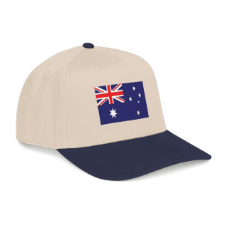 Australian Flag Mid Profile Baseball Cap | Australia Flag Embroidered Hat 10