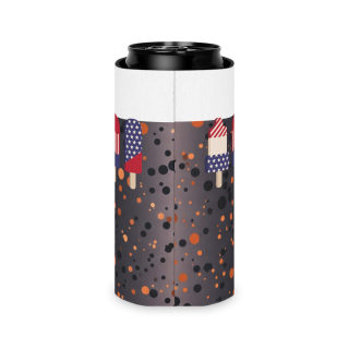 American Flag Popsicles Can Cooler | Patriotic Fourth of July Koozie 10