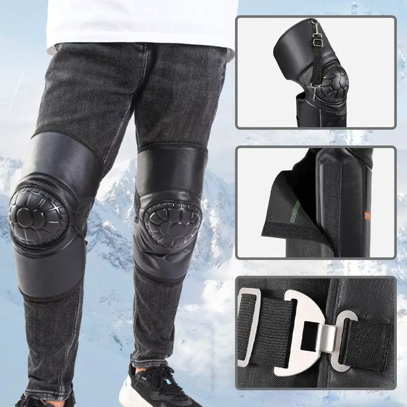 Motorcycle Riding Knee & Elbow Protectors | Warm Protective Combo Gear