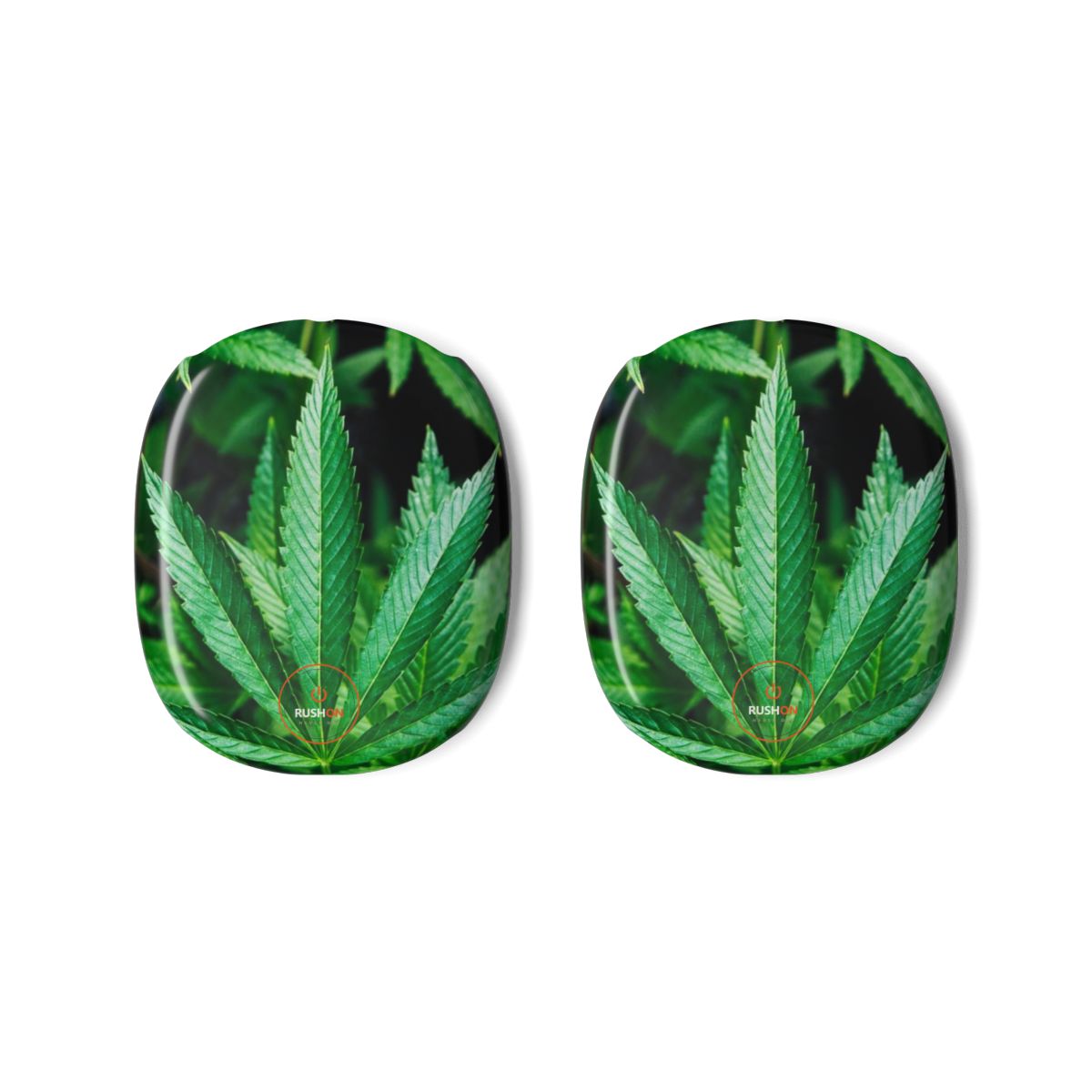 Marijuana leaf AirPods Max case | botanical pattern headphone covers
