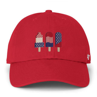 Patriotic Popsicles Cap | American Flag Ice Pop Hat 8