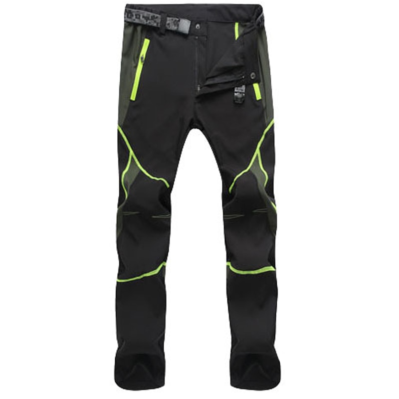 Men's Summer Windproof Hiking Pants, Panel Detailing