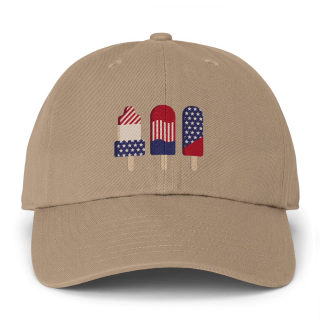 Patriotic Popsicles Cap | American Flag Ice Pop Hat 10