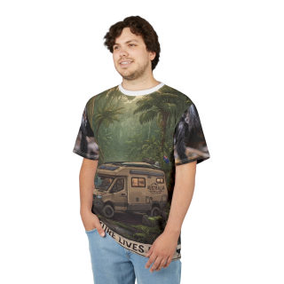 Camper Van Jungle Adventure Tee | All Over Print Shirt 1