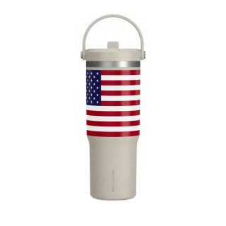 American Flag Tumbler 32oz | USA Stars Stripes Stainless Travel Cup 2