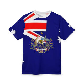 Australian Flag Coat of Arms Tee | All-Over Print Shirt 6