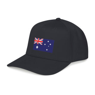 Australian Flag Mid Profile Baseball Cap | Australia Flag Embroidered Hat 26