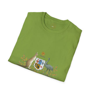 Australian Coat of Arms shirt | Kangaroo Emu Crest T-Shirt 56