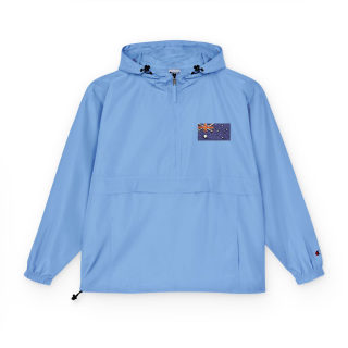 Packable Anorak Jacket | Hooded Windbreaker, Pocket Patch Detail 3