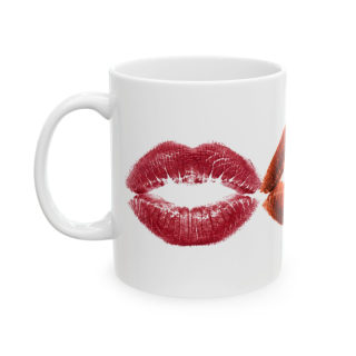 Kiss Lip Print Mug | Ceramic Coffee Cup 7