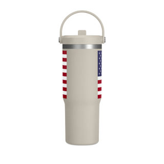 American Flag Tumbler 32oz | USA Stars Stripes Stainless Travel Cup 16