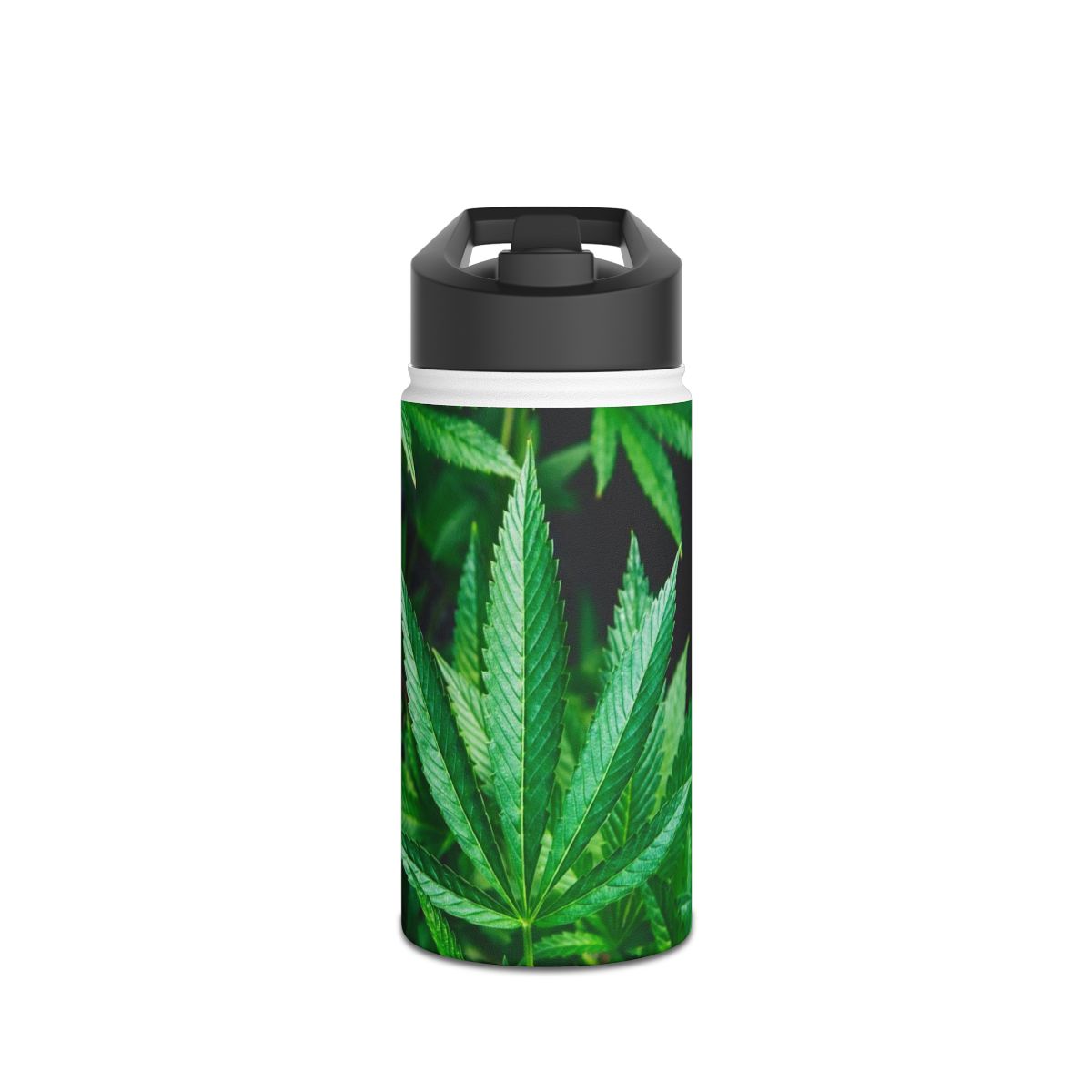 Marijuana Cannabis Leaf Water Bottle | Stainless Steel Bottle