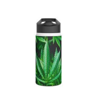 Marijuana Cannabis Leaf Water Bottle | Stainless Steel Bottle