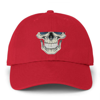 Grinning Skull Cap | Baseball Hat Skull Face 16