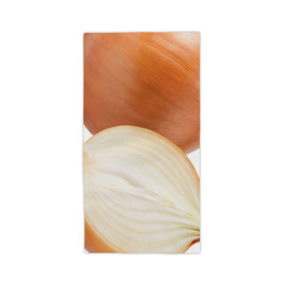 Onion Print Beach Towel | Realistic Onion Design, Kitchen Produce Pattern 2