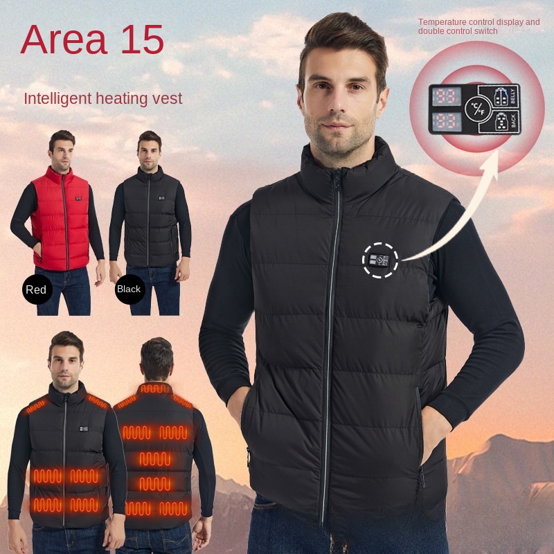 Electric Heated Vest | Winter Warming Rechargeable Full-Body Heating