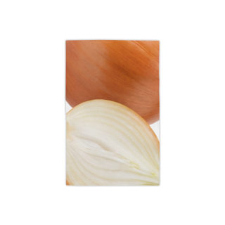 Onion Print Beach Towel | Realistic Onion Design, Kitchen Produce Pattern 4