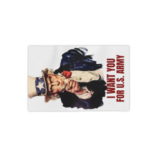 Uncle Sam I Want You for U.S. Army Beach Towel | Patriotic Vintage Recruitment Print 4