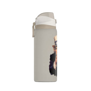 Uncle Sam Pointing Water Bottle | 32oz Insulated Stainless Steel 9