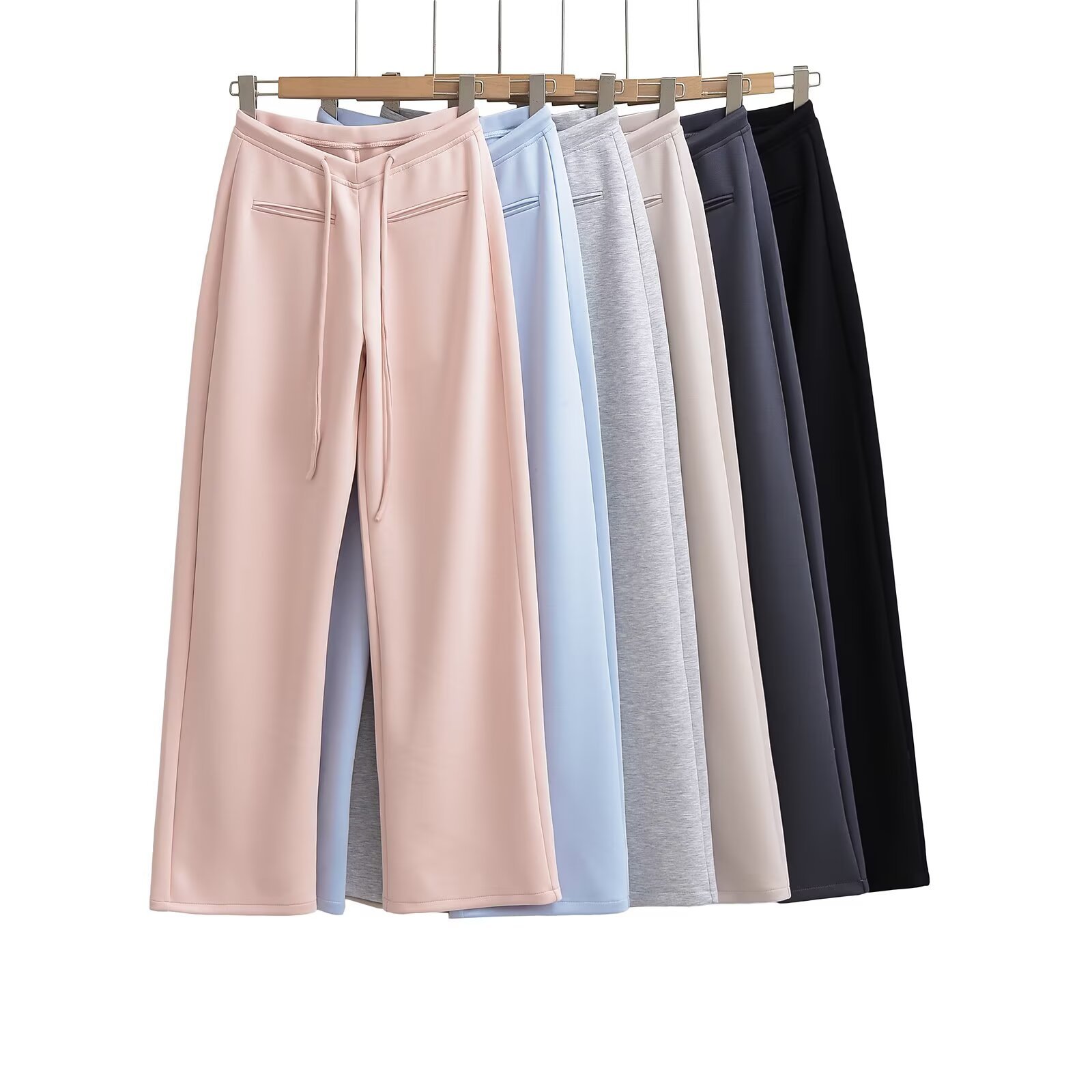 Loose Straight Wide Leg Pants | Sporty Casual