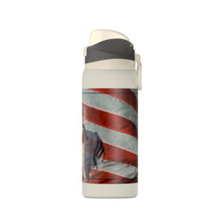Uncle Sam Pointing Water Bottle | American Flag Patriotic 32oz 24
