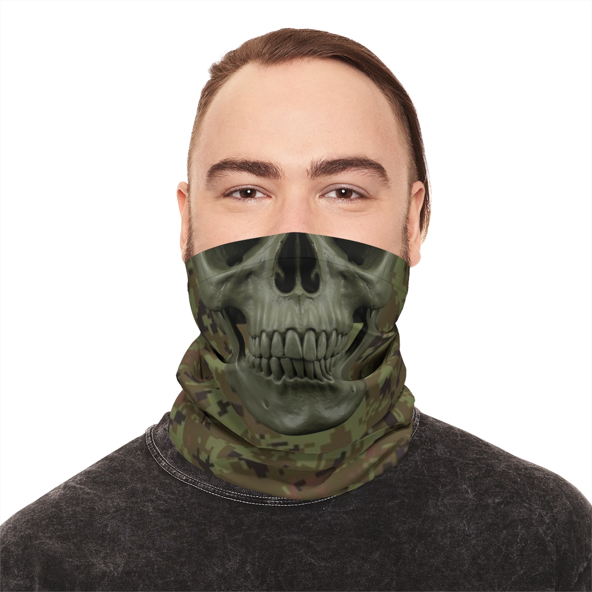 Skull Camouflage Neck Gaiter