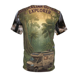Camper Van Jungle Adventure Tee | All Over Print Shirt 8