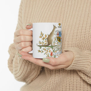 Australian Coat of Arms Mug | Kangaroo Emu Crest Ceramic Mug 1