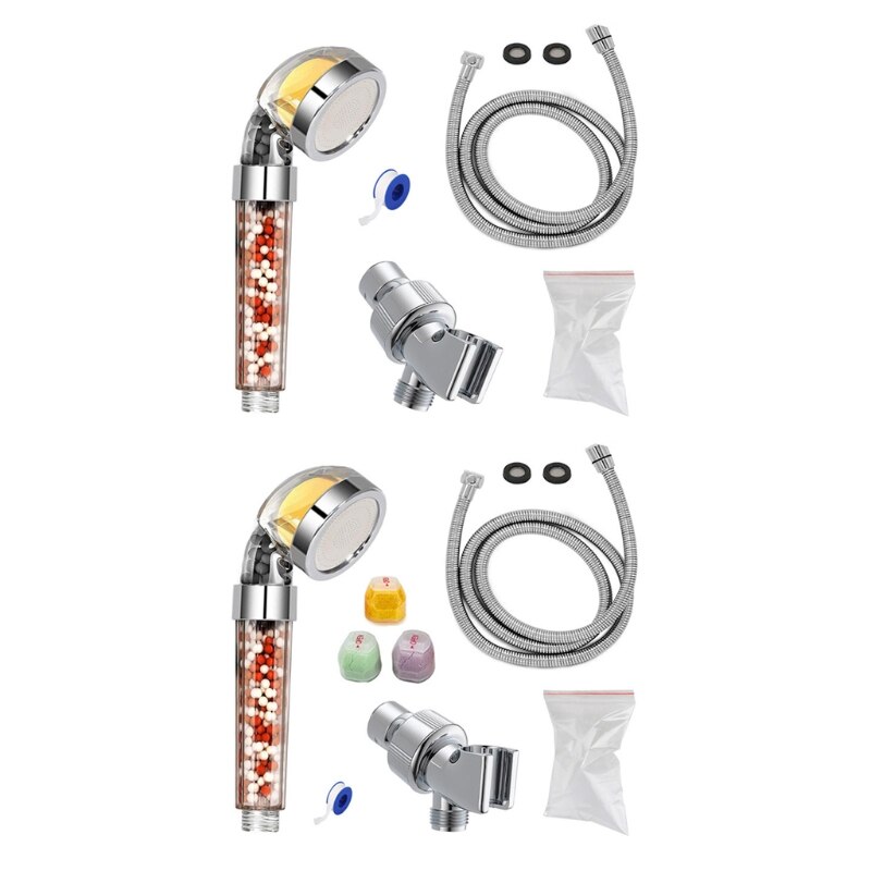 Fragrance Anion Shower Nozzle Set | Adjustable Quick-Connect Sprinkler