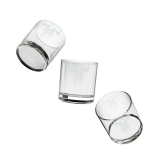 Dripping Skull Whiskey Glass | Engraved 10.5oz 9