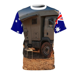Australian Flag Sleeves Camper Truck Tee | Overland 4x4 Adventure 2